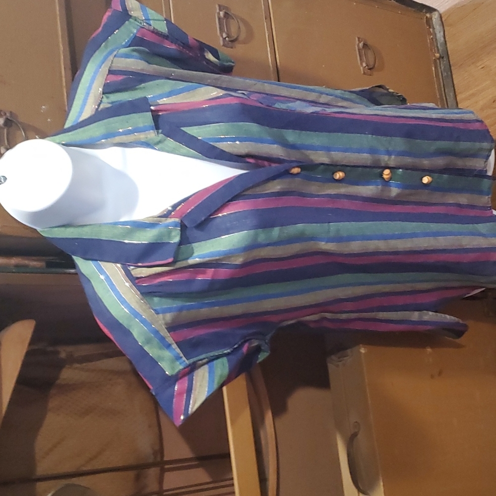 VINTAGE DIANE GILMAN blouse.   #4787 - Picture 3 of 10